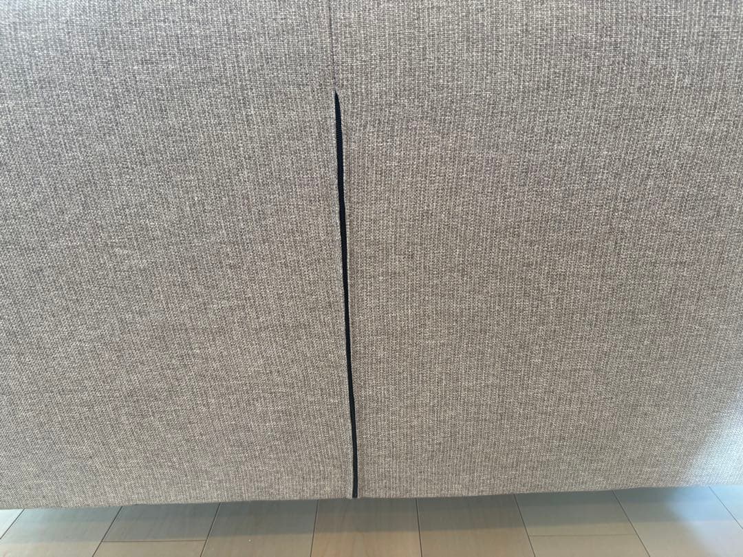 【値下げ】モダンデコ　3人掛けソファ　ヘザーグレー