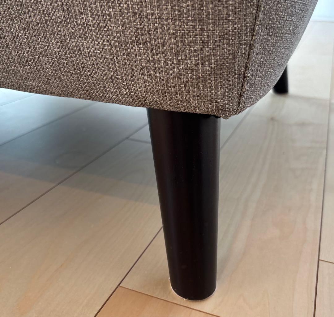 【値下げ】モダンデコ　3人掛けソファ　ヘザーグレー