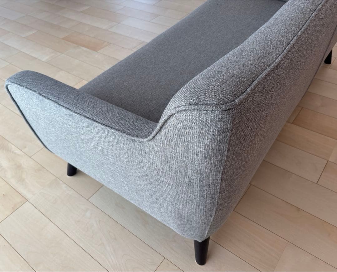 【値下げ】モダンデコ　3人掛けソファ　ヘザーグレー