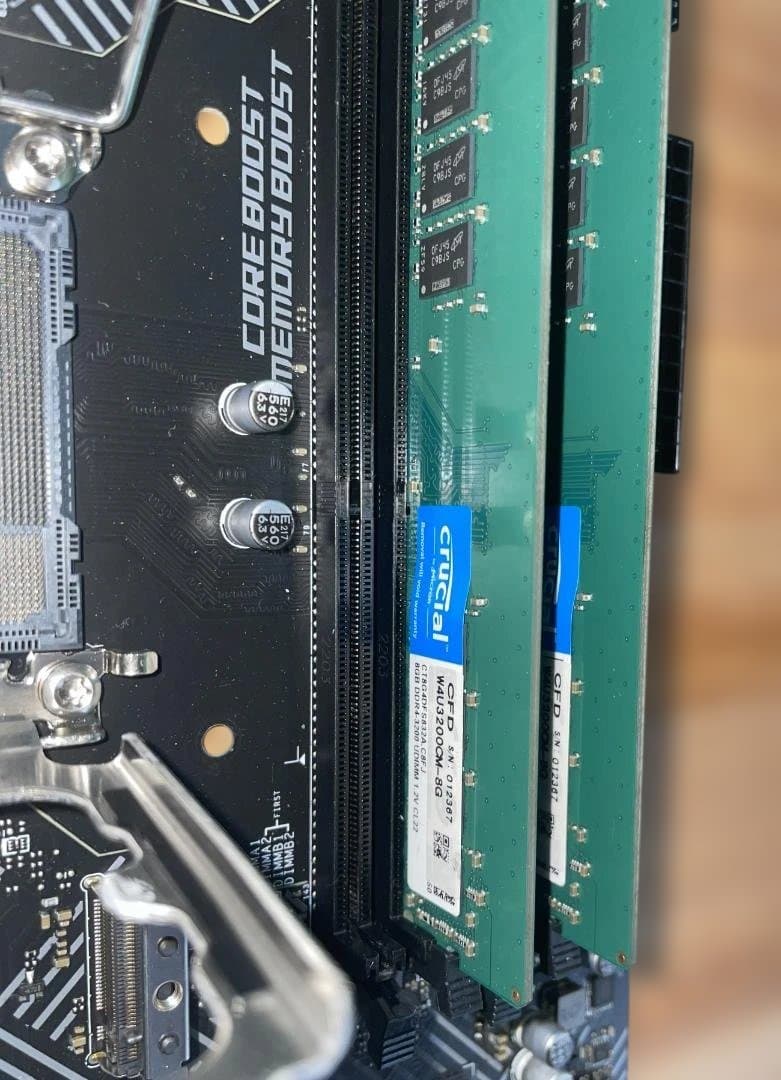 【動作品】PRO Z690-P DDR4　CPUとメモリセット