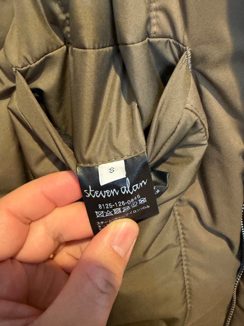Steven Alan ダルマ バルカラー ジャケット S オリーブ 24AW