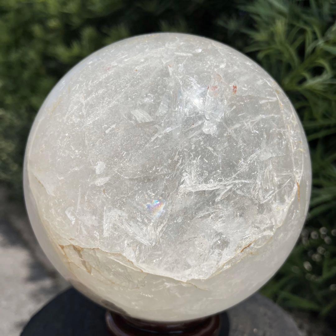 ✳️超極大玉✨存在感抜群✨レインボー 水晶 丸玉 スフィア 天然石 パワーストーン