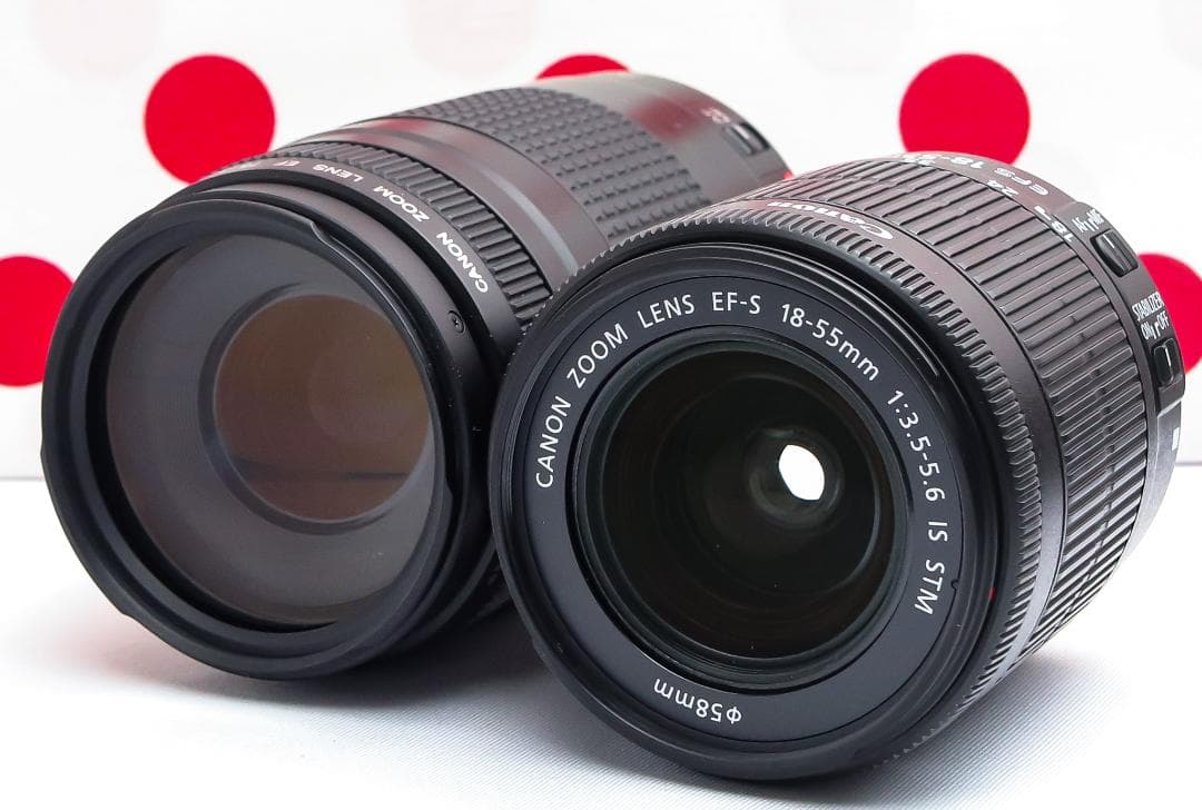 Canon kiss x7i❤ダブルレンズセット❤スマホ転送♪❤初心者おススメ！