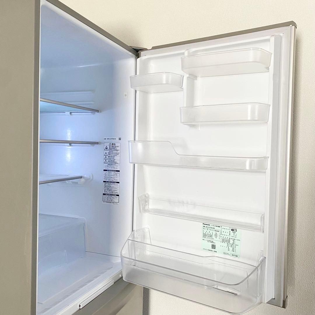 Panasonic 冷蔵庫 2017年製 ノンフロン冷凍冷蔵庫NR-C37FM