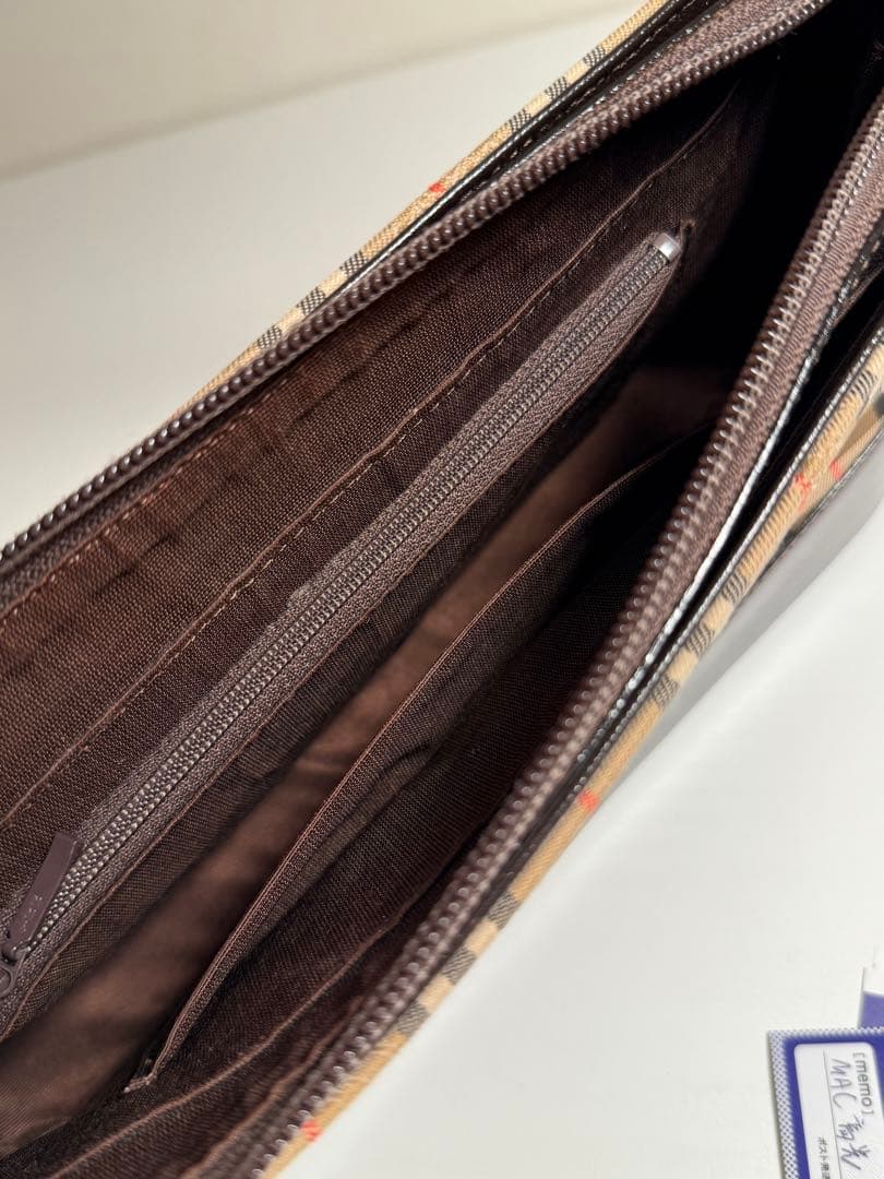 Burberry アクセサリーポーチ ワンショルダー バッグ ノバチェック