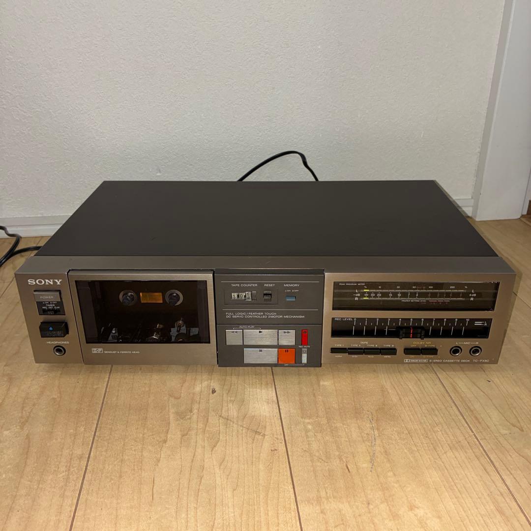 貴重な動作品！Sony ステレオカセットデッキSony TC-FX50 日本製