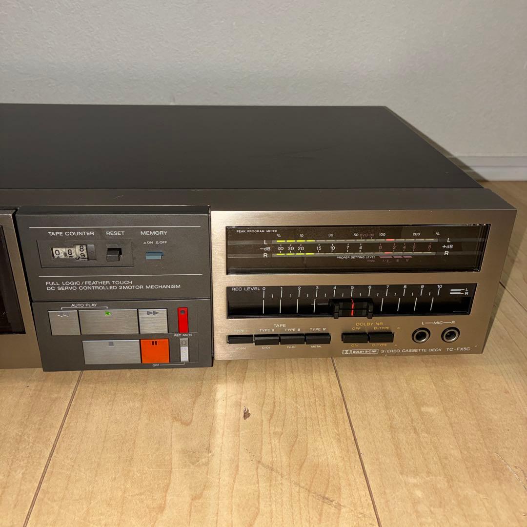 貴重な動作品！Sony ステレオカセットデッキSony TC-FX50 日本製
