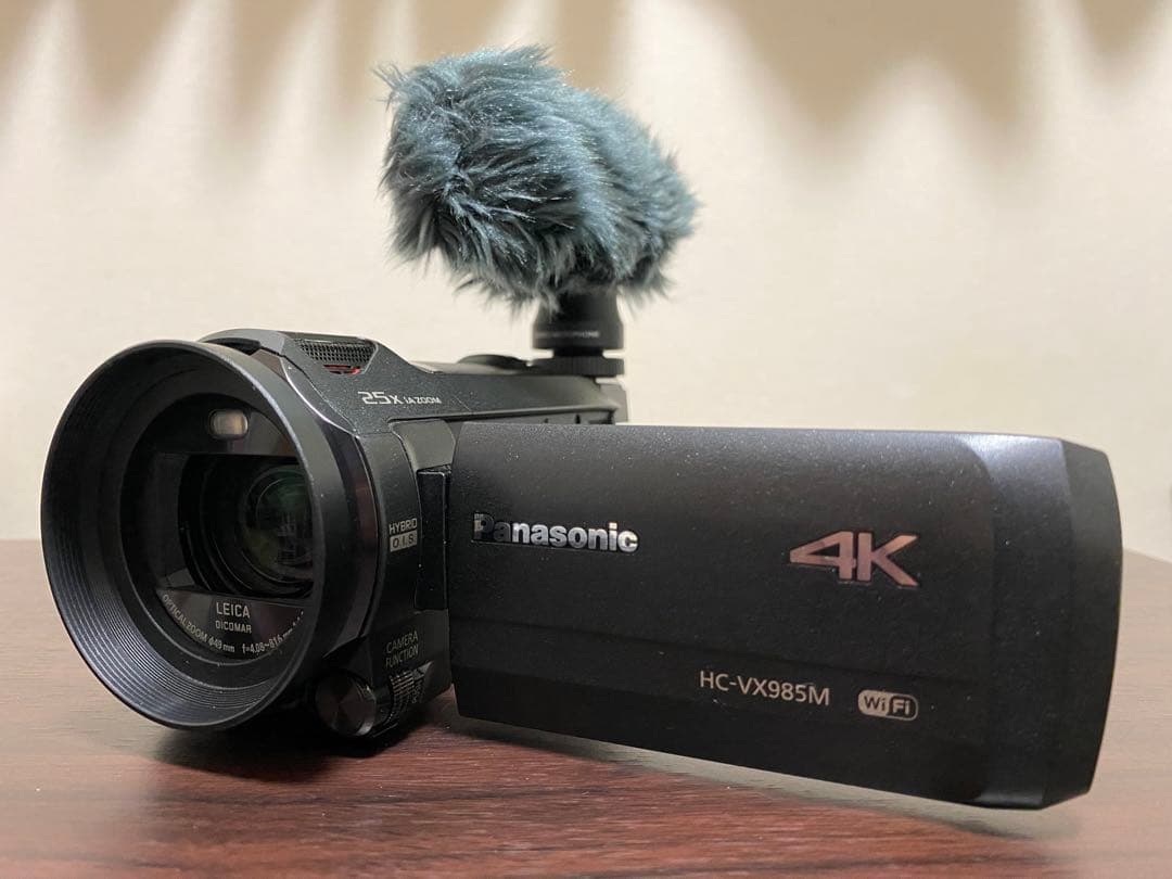 Panasonic HC-VX985M 4Kビデオカメラ（マイク付き）