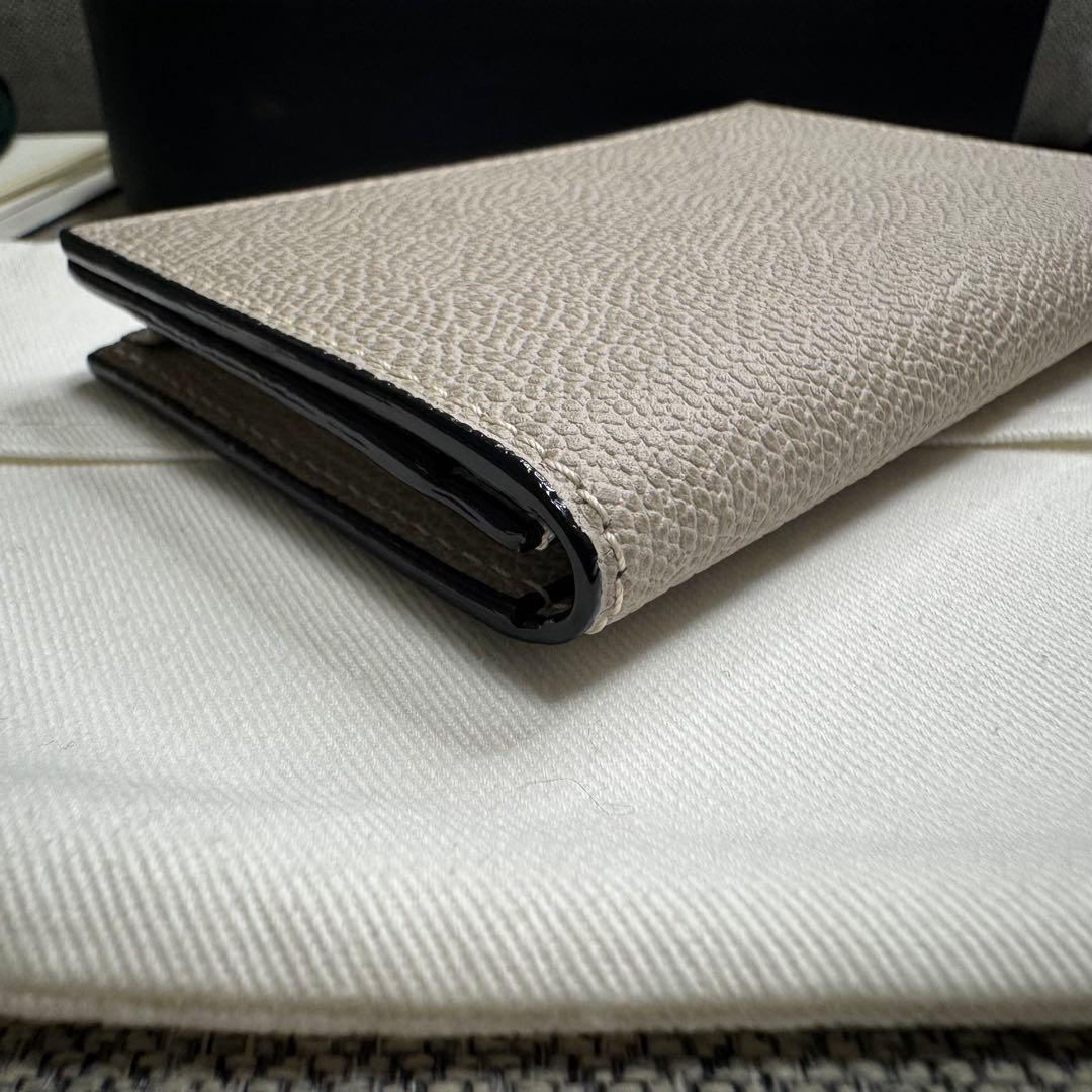 Valextra ヴァレクストラ 名刺入れ カードケース グレージュ 男女兼用