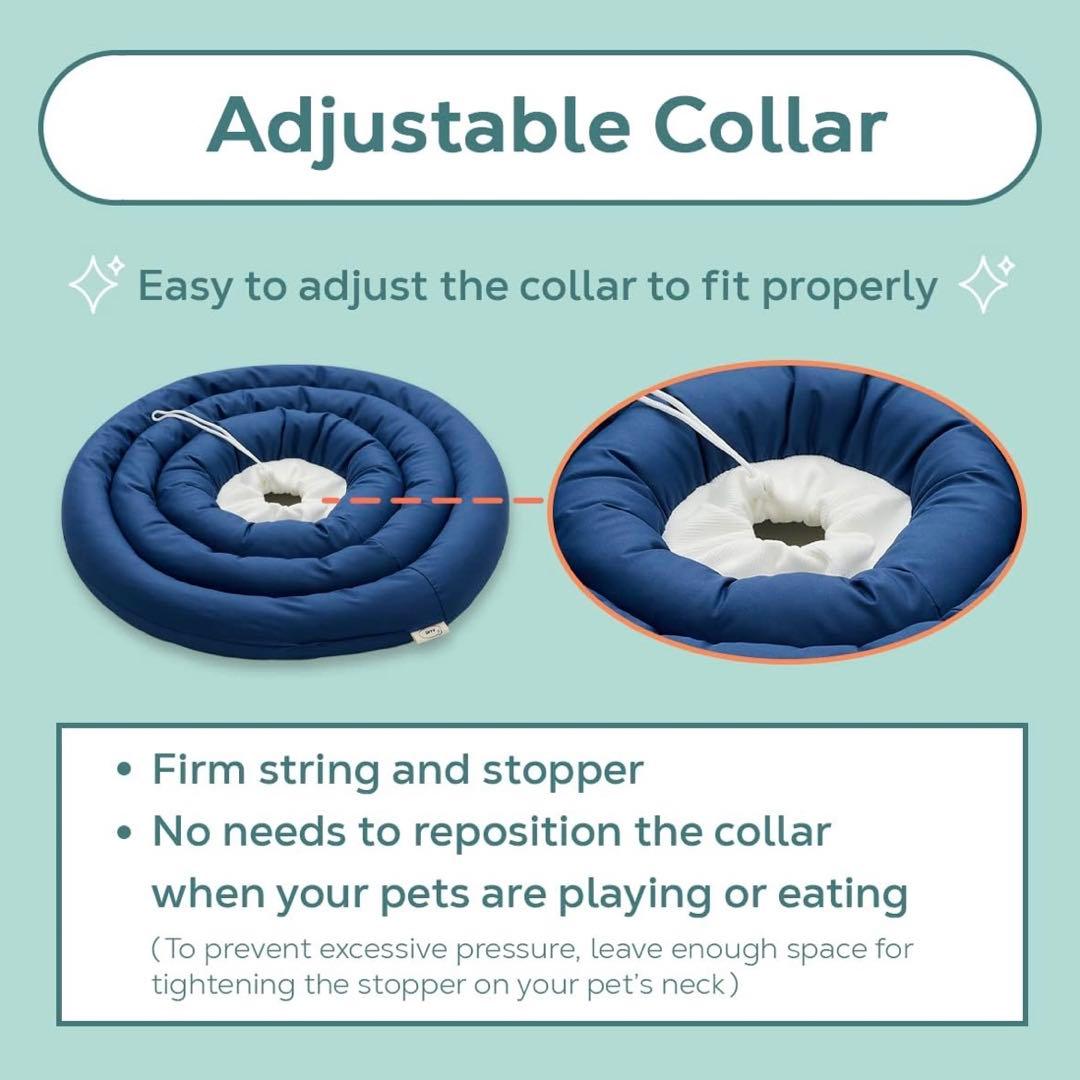 UFO型エリザベスカラー Sサイズ 軽量 傷舐め防止 手術後 介護 通気性