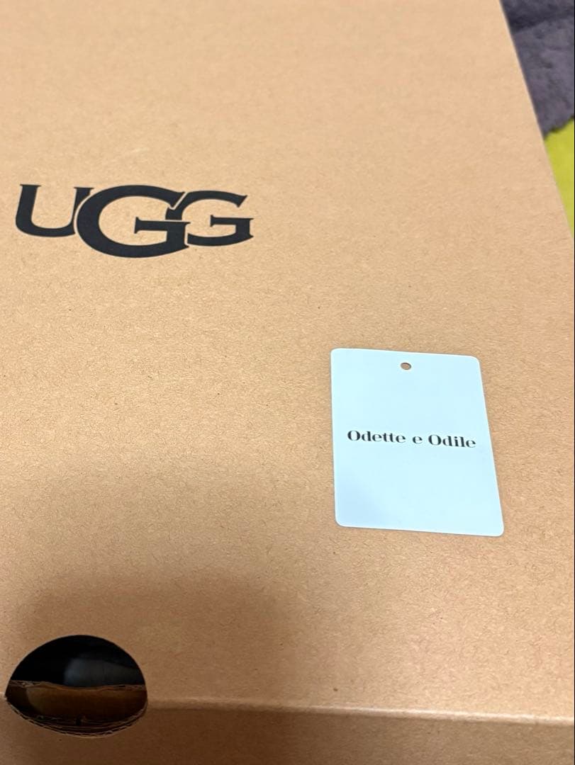 UGG ニューメルプラットフォーム チェルシー 黒 7 24㎝
