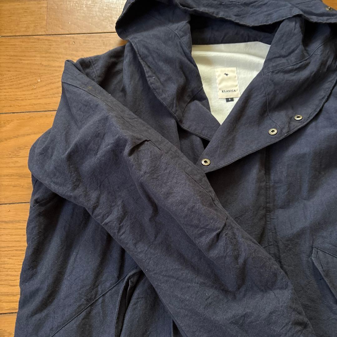 KASUGA ネイビー モッズコート M