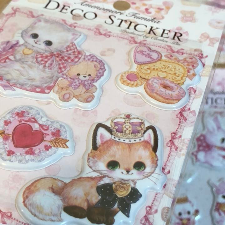 ★新品★飴ノ森ふみか  デコステッカー  4種セット