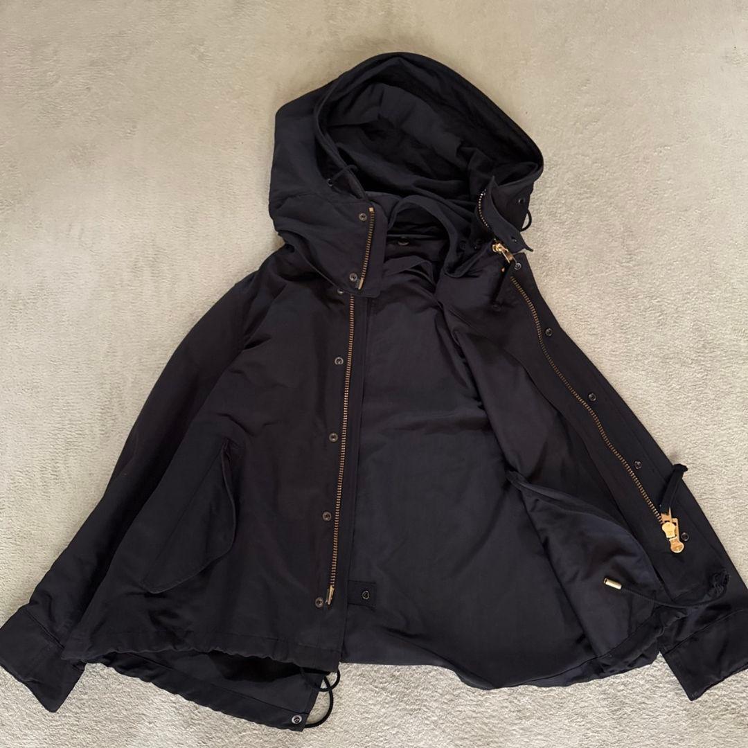 ザリラクス ショートモッズコート ファーライナー 黒 40