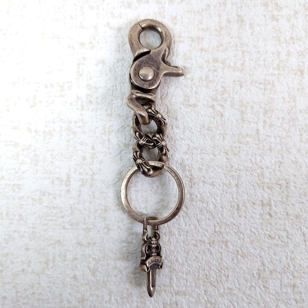 M0107G1 クロムハーツ クリップ エクストラファンシーキーチェーン ダガー