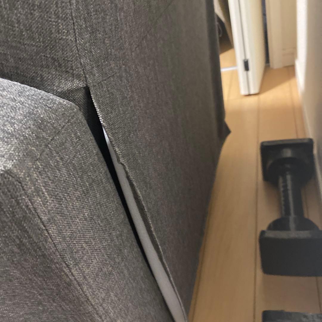 リクライニング グレー 1人掛けソファ【美品】