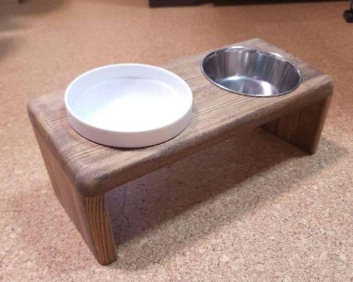 フードスタンド、フードテーブル、餌台、ご飯台、餌入れ、水入れ、犬、猫