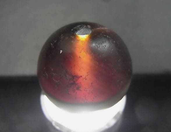 ★K2501★アンティーク　白帯　19ミリ　丸ビーズ　護符アミュレット　薬師玉