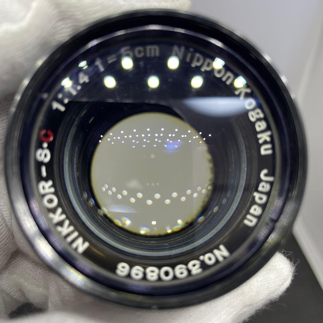 ニコン S ／ NIKKOR-SC 5cm F1.4 ／後塗りブラック OH済み