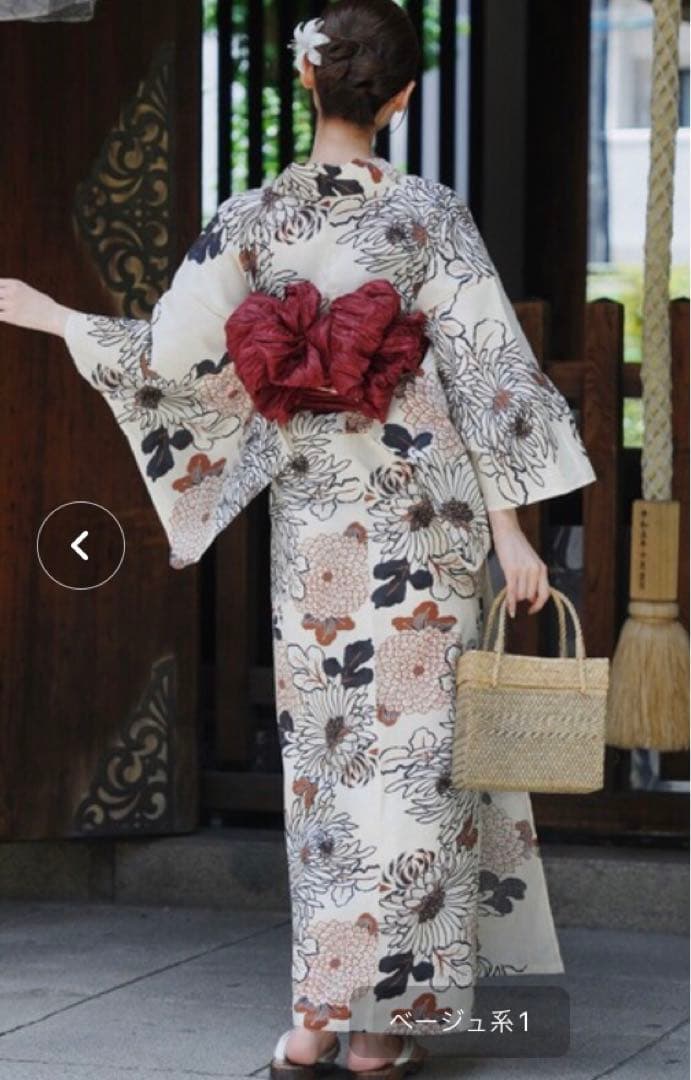 【新品未使用】utatane ウタタネ 美人映え浴衣 帯 下駄 3点セット