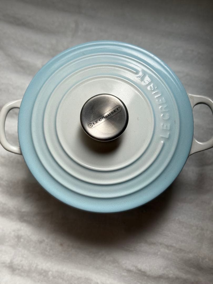 超レア パウダーブルー Le Creuset 両手鍋 18cm