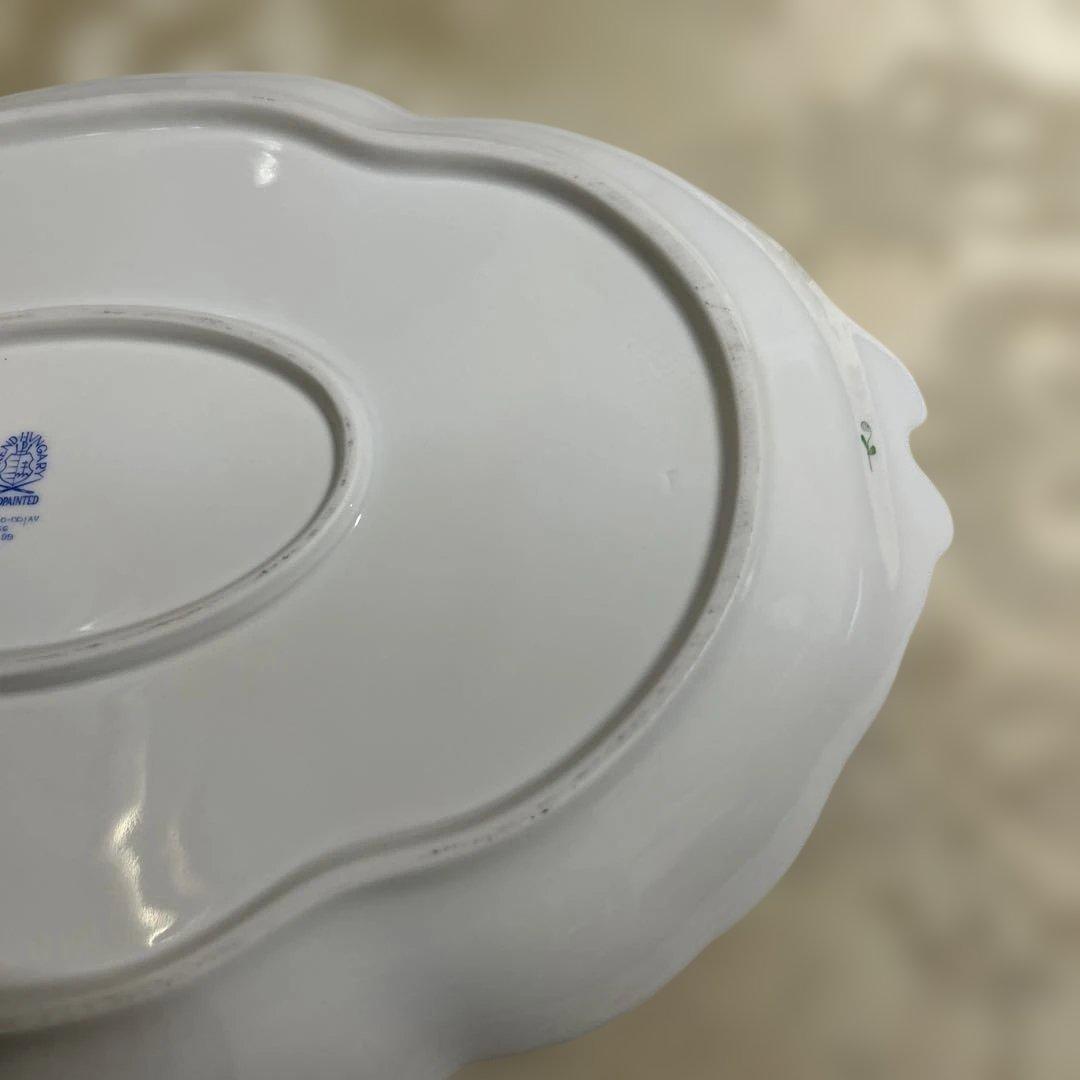 ヘレンド　アポニーグリーン　大皿　パーティートレイ　プレート