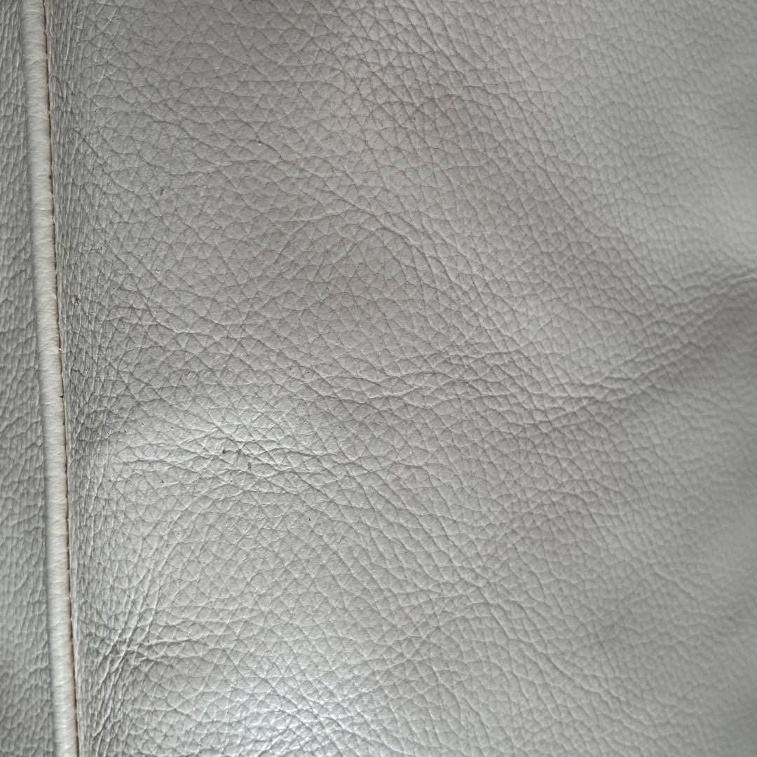 フクラ ベージュ本革コーナーソファ