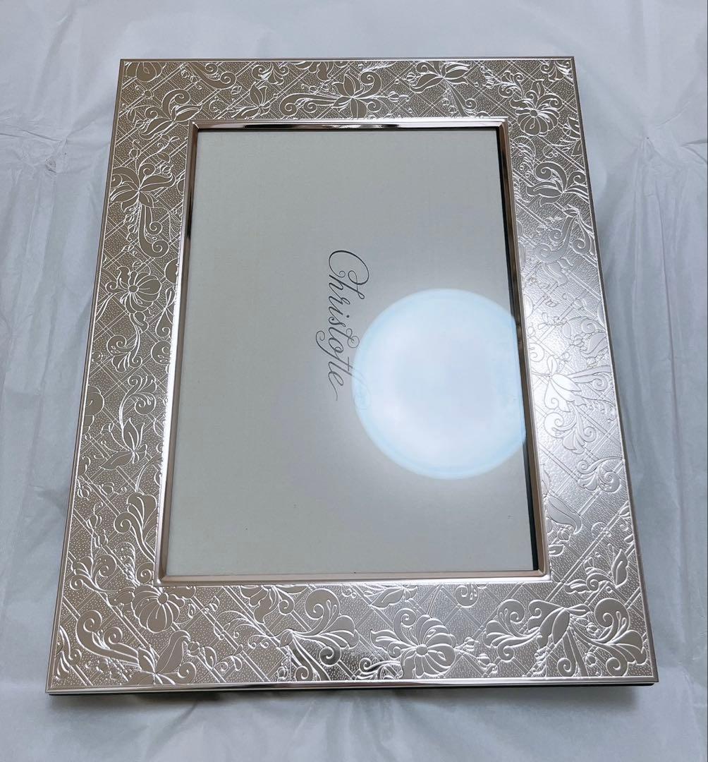 【未使用品】クリストフル フォトフレーム ジャルダンエデン 13×18 2L