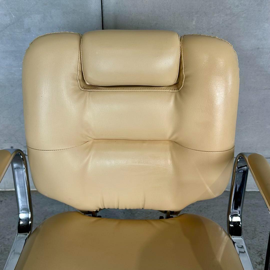 ✿アトリエワールド製✿ヴィンテージ調 サロンチェア レトロベージュ