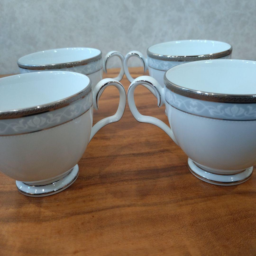 【定価6万円】美品　ノリタケ 食器 ハンプシャープラチナ20ｐｃディナーセット