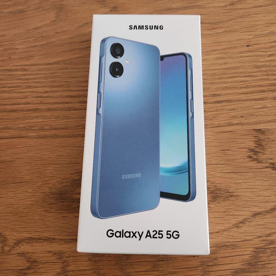 新品未使用 GALAXY A25 ギャラクシー SIMフリー ブルー