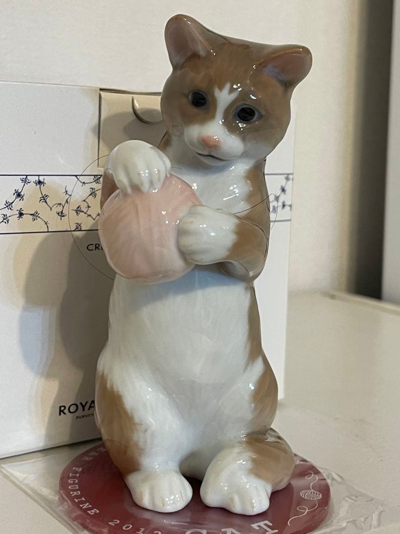 ロイヤルコペンハーゲンイヤーフィギュリン2012年　猫