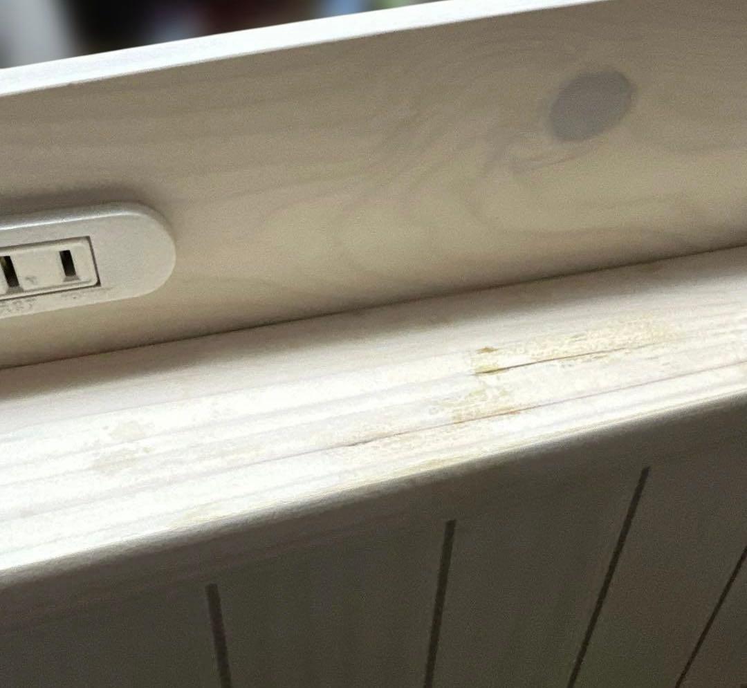 引き取り 天然木 ロフトベッド コンセント付き セミダブル 横浜市