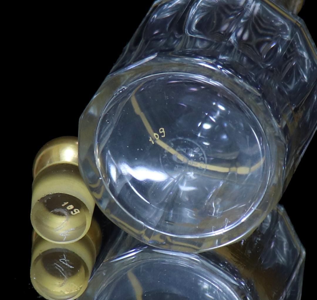 オールド・バカラ 珍品 ルイ15世 マリーレクザンスカ 24金彩多面体大型香水瓶