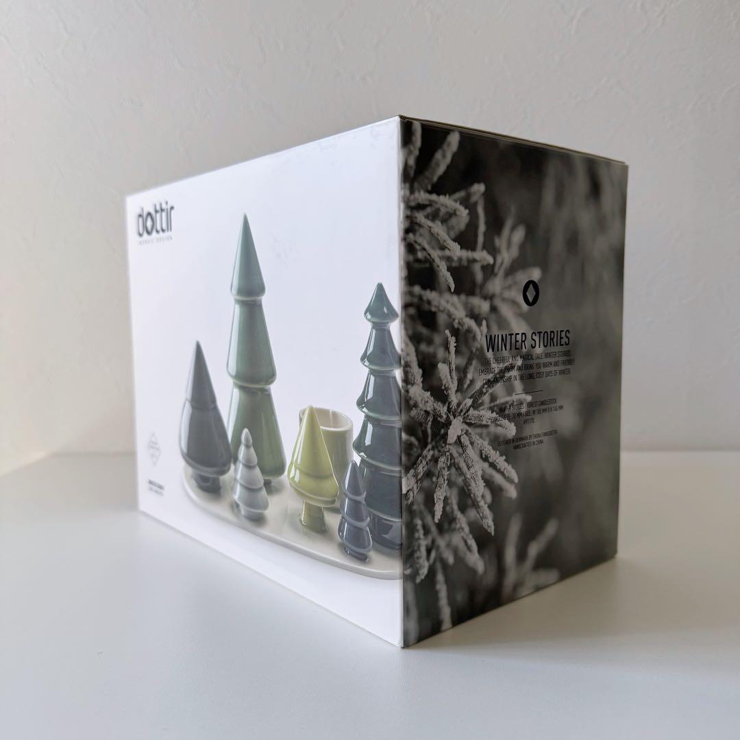 《希少〉dottirドティエ WinterStories キャンドルホルダー