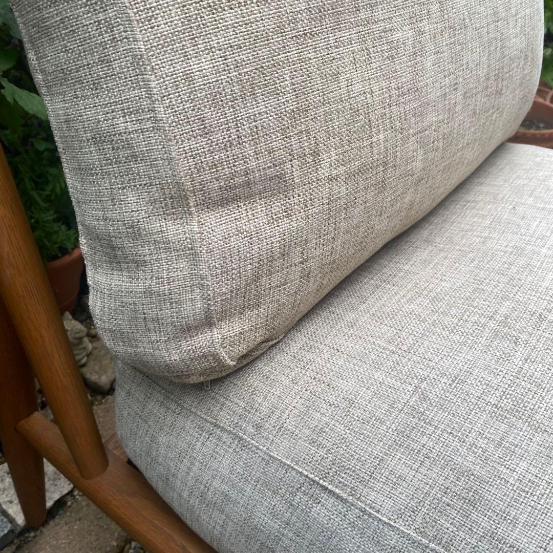 モモナチュラル　クラウドソファ　1p オットマンセット　購入条件付