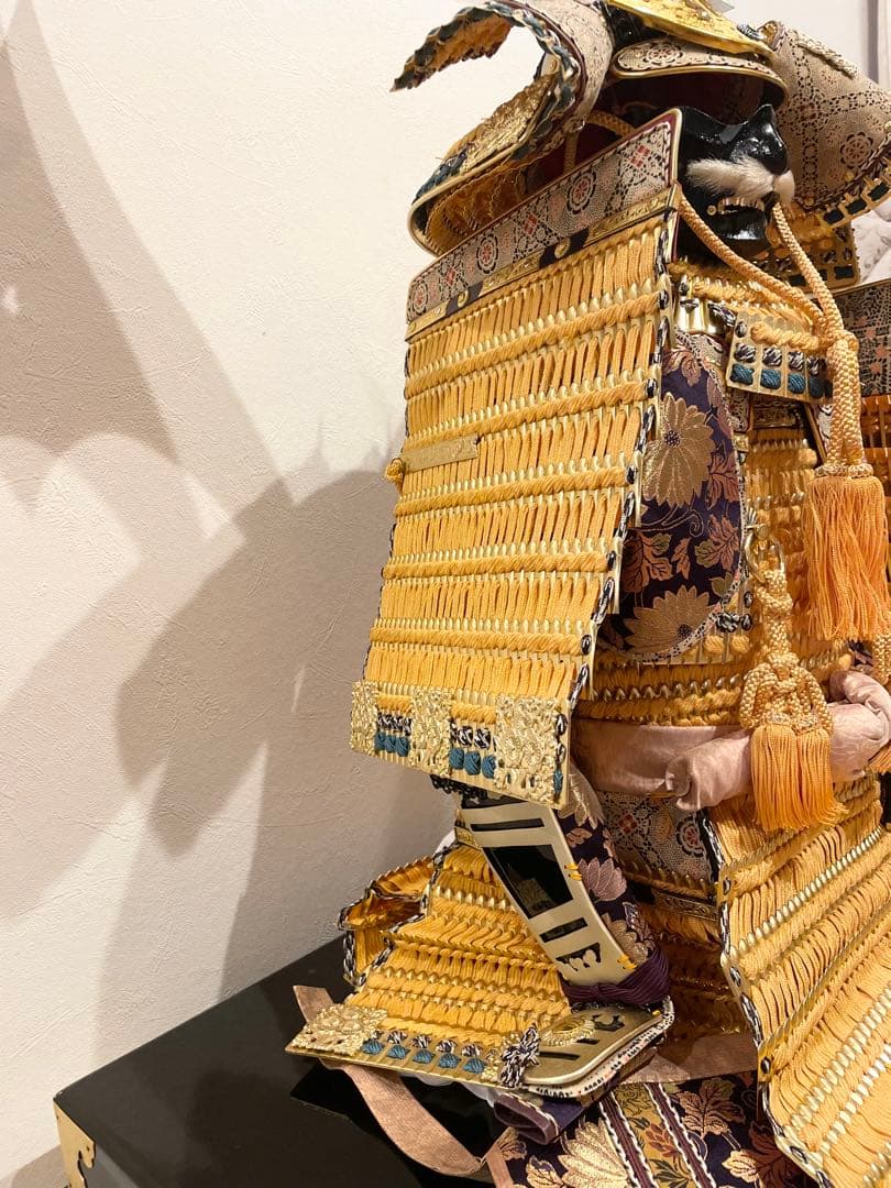 金小札緋威之大鎧 鎧兜 上原玉鳳 五月人形 昭和レトロ