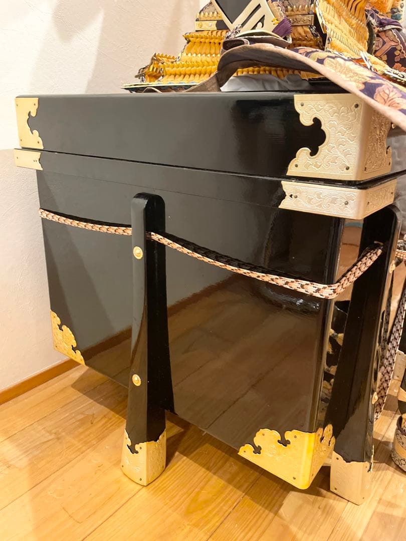 金小札緋威之大鎧 鎧兜 上原玉鳳 五月人形 昭和レトロ