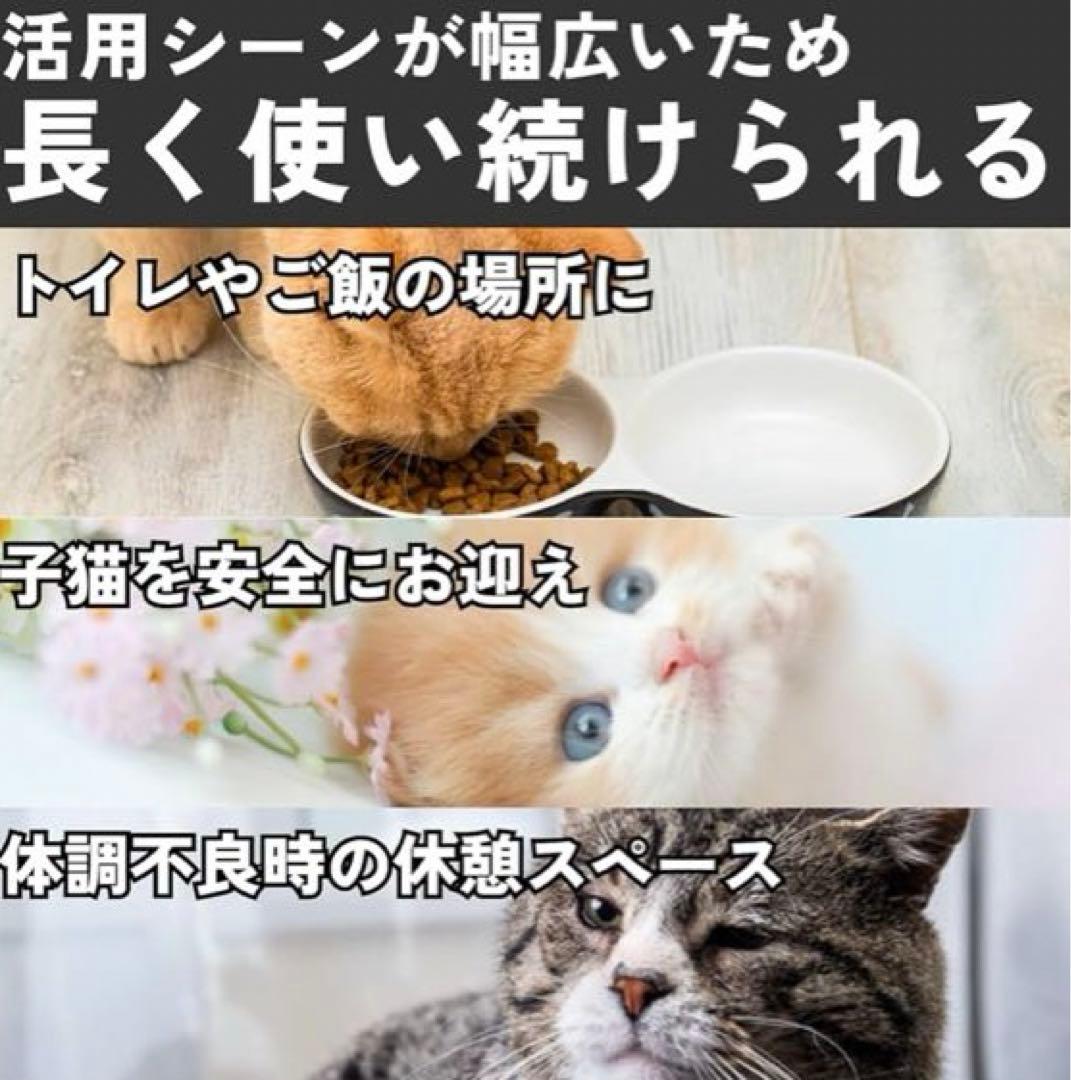 猫 ケージ 2段 木製 小型 窓付き ガラス扉 両開き ドア キャスター付き