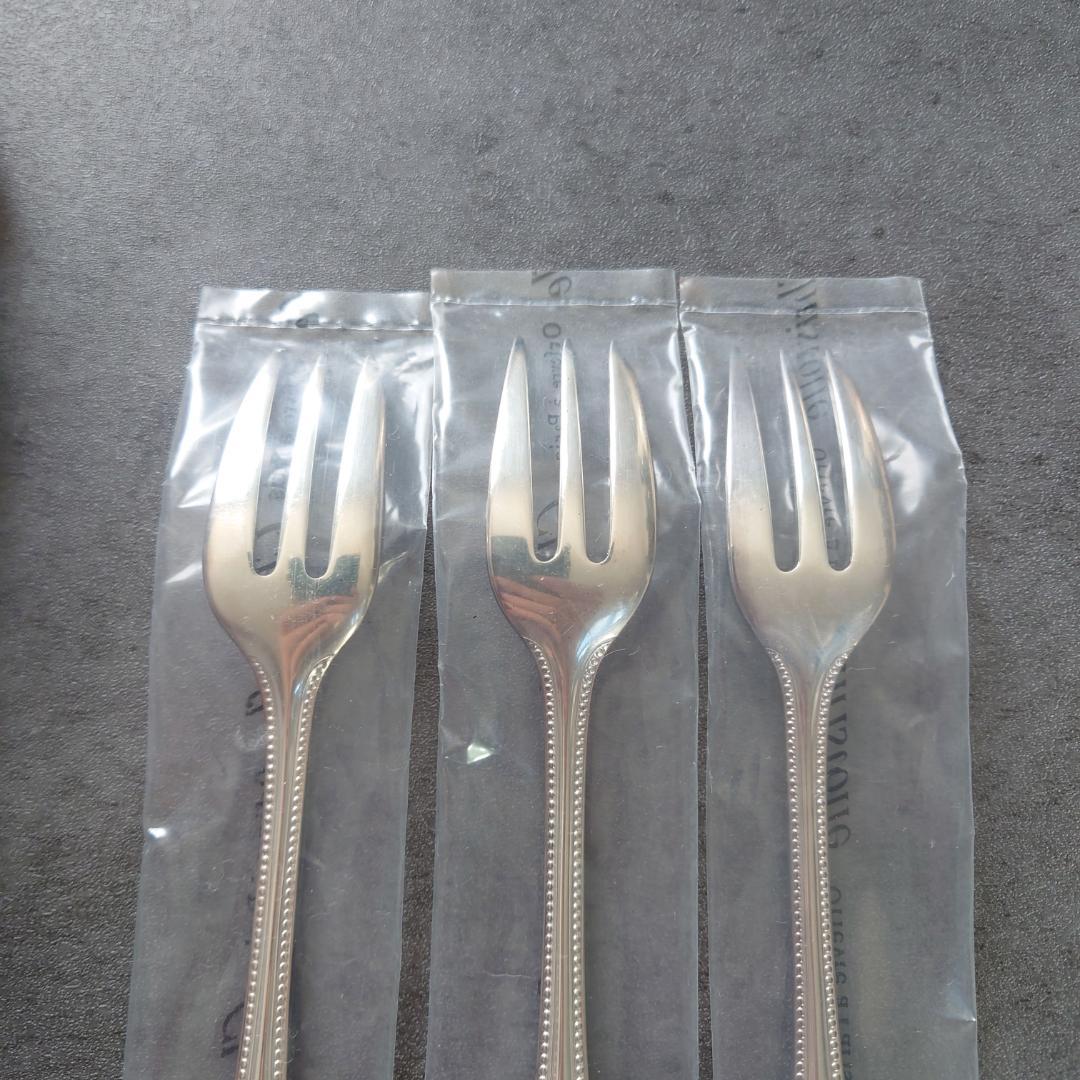 クリストフル パール ケーキフォーク 未開封 3点