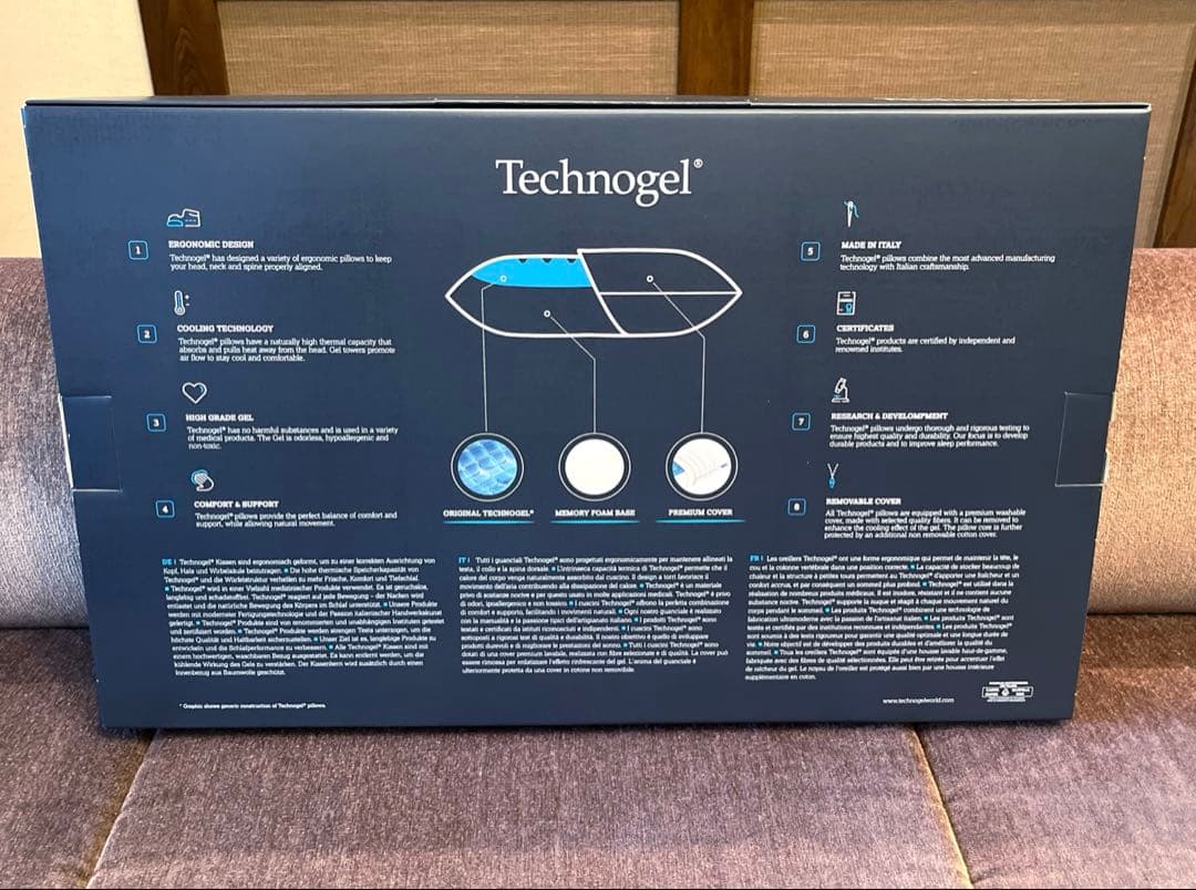 Technogel テクノジェル ピロー 9cm★3〜4日使用のみ★まくら