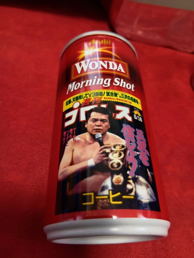 非売品POP付 Wonda 週間プロレスデザイン缶　　未開封　全12種類コンプ