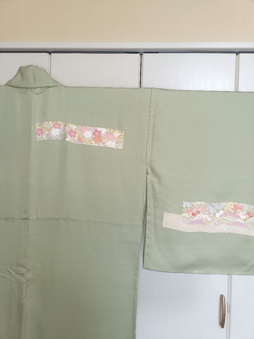 正絹訪問着　フルセット4点　裄68cm卒業式　入学式　宮参り　結婚式