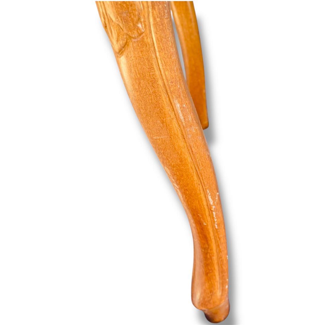 希少色・猫脚✨豪華アンティーク テレフォンベンチ✨ グリーン 英国調 飾り台