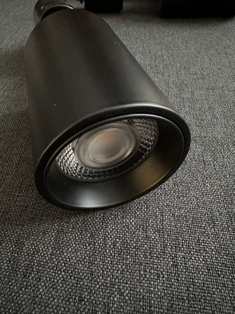 スポットライト　ブラック　自然色　4000K