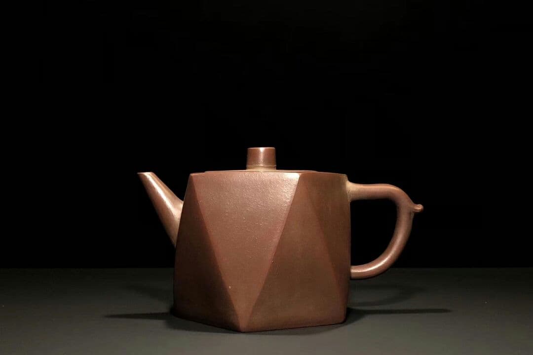 「菱方壺」 楊彭年  清代 紫泥急須   紫砂壷  茶壷 古玩 茶道具 煎茶道具