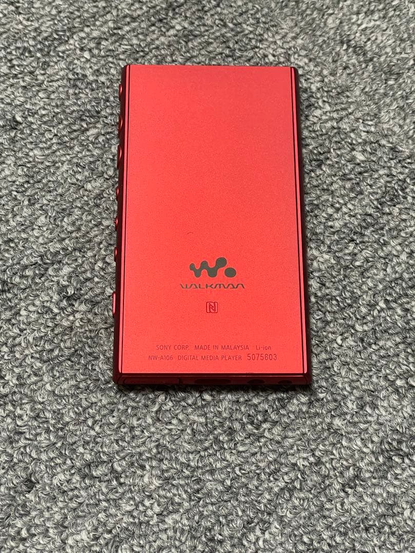 WALKMAN SONY NW-A106 32GB レッド ＋ 手帳型ケース