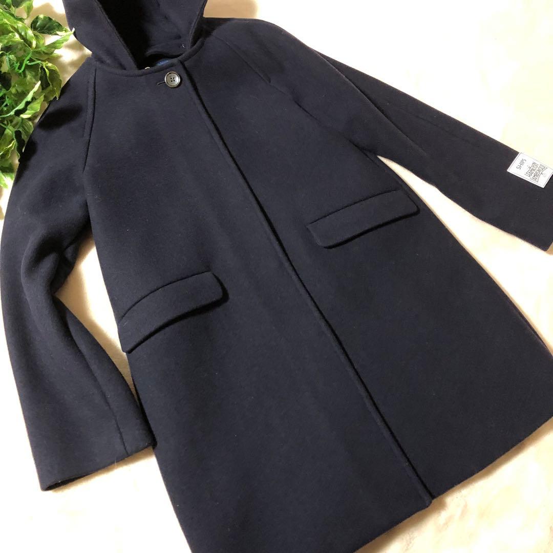 未使用に近い極美品♡シップス　HAMILTON LAMBS ウール　フードコート