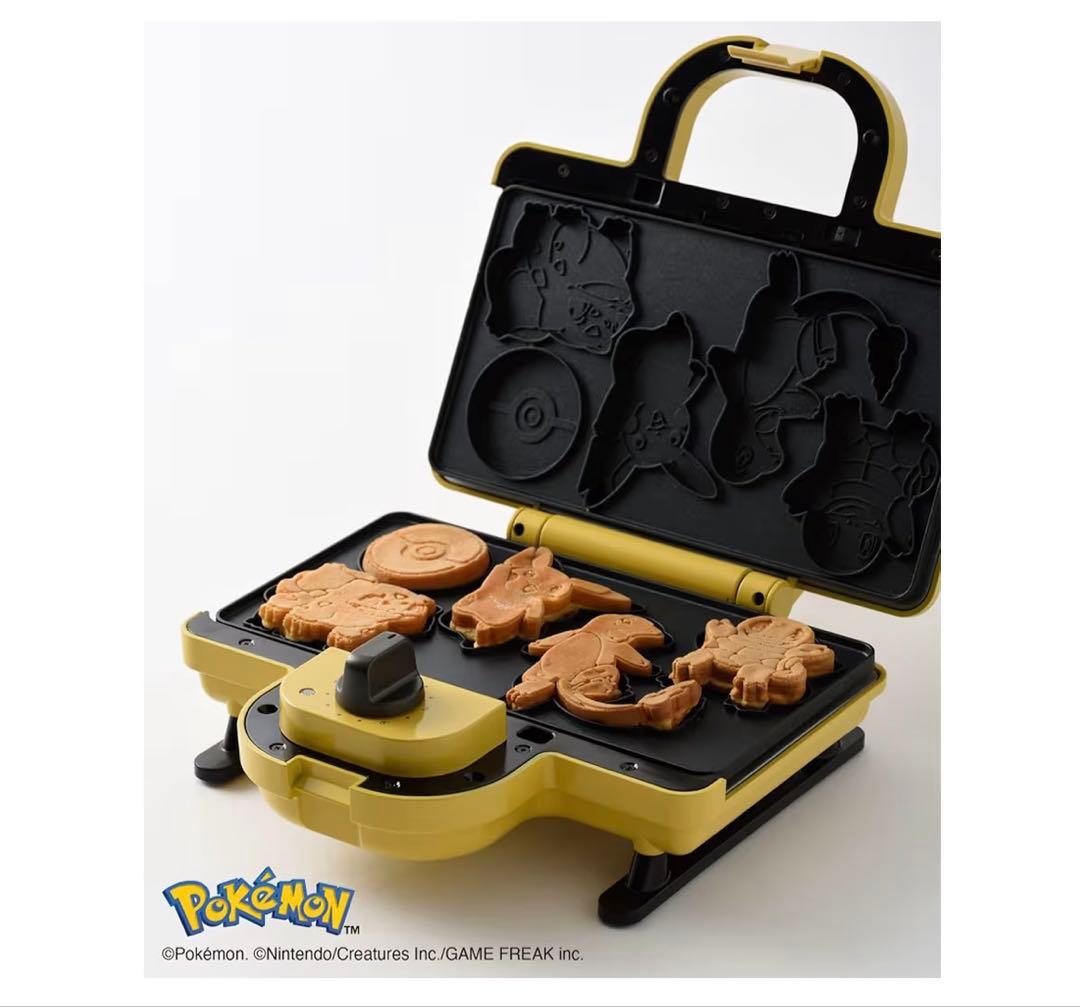BRUNO ポケモンホットサンドメーカー ダブル　イエロー BOE132-YE
