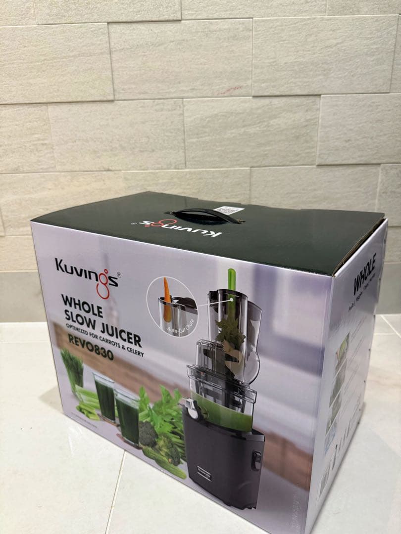 クビンス ホールスロージューサー REVO830 フローズンストレーナー付